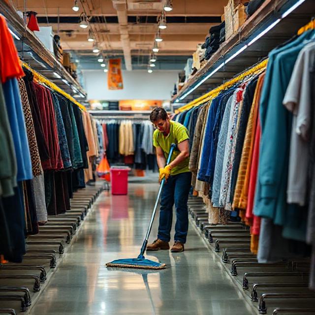 Ladenreinigung im Einzelhandel